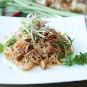 Glutenvrije Pad Thai met Garnalen en Rijstnoedels