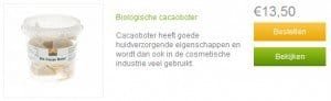 Biologische cacaoboter bestellen Biologische cacaoboter bestellen