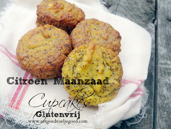 Citroen-Maanzaad Cupcakes