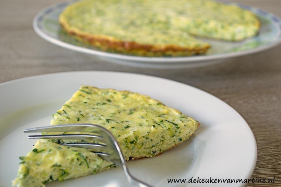 courgette omelet