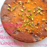 Amandelmeel Abrikozen cake met Kardemom en Vanille