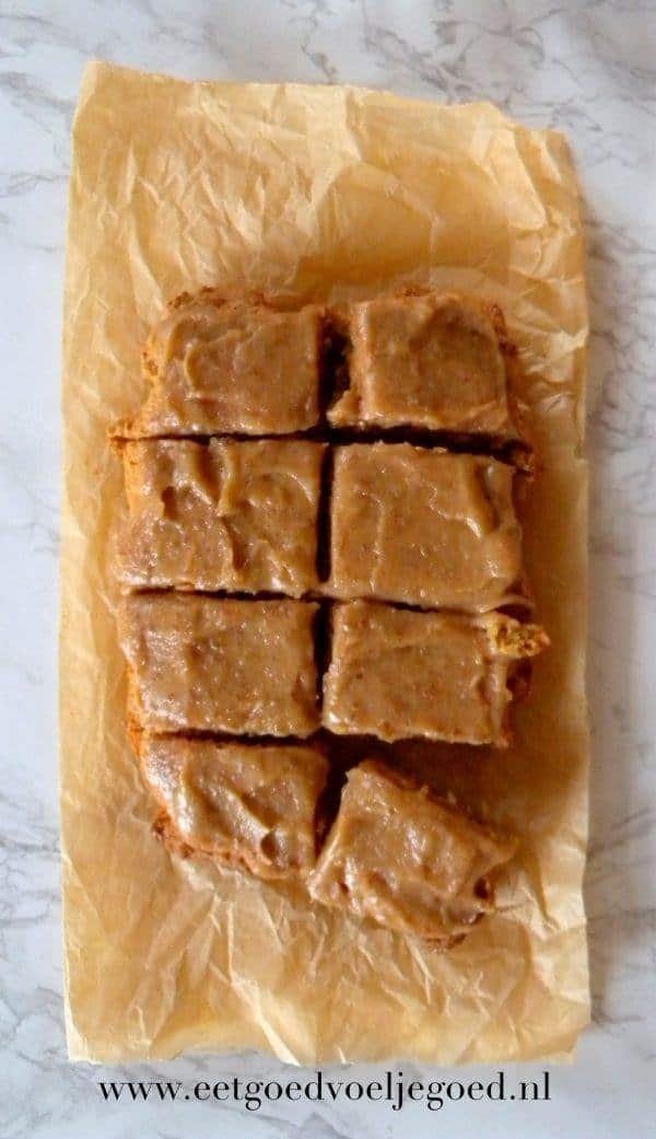 Tijgernotenmeel Blondies Tijgernotenmeel Blondies