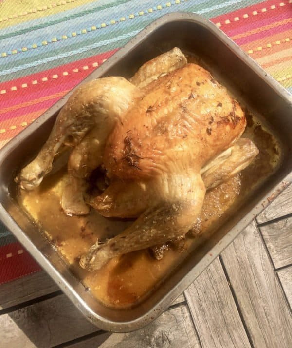 Kip uit de oven met groene olijven Kip uit de oven met groene olijven