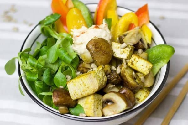 Halloumi salade Halloumi salade
