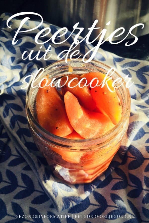 Stoofperen uit de Slowcooker Stoofperen uit de Slowcooker