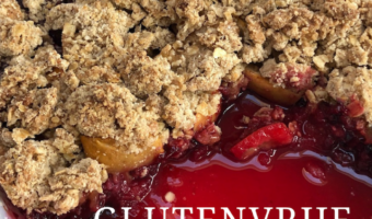 Glutenvrije bramen- en appelkruimel
